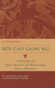 Book cover of: Ben Cao Gang Mu, Volume IX. By: Li Shizhen