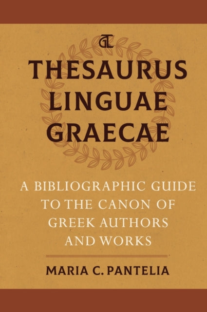 Book cover of: Thesaurus Linguae Graecae. By: Maria C. Pantelia