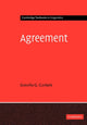 Book cover of: Agreement. By: Greville G. Corbett