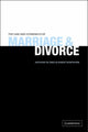 Book cover of: Law and Economics of Marriage and Divorce