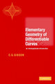 Book cover of: Elementary Geometry of Differentiable Curves