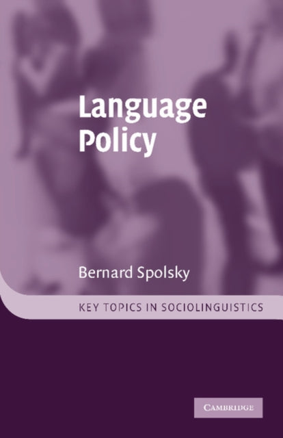 Book cover of: Language Policy