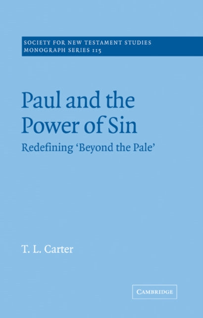 Book cover of: Paul and the Power of Sin. By: T. L. Carter