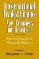 Book cover of: International Trade and Finance. By: Benjamin J. Cohen