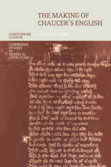 The Making of Chaucer's English