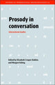 Book cover of: Prosody in Conversation