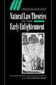 Book cover of: Natural Law Theories in the Early Enlightenment. By: T. J. Hochstrasser