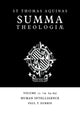 Book cover of: Summa Theologiae: Volume 12, Human Intelligence. By: Thomas Aquinas