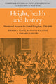 Book cover of: Height, Health and History. By: Roderick Floud