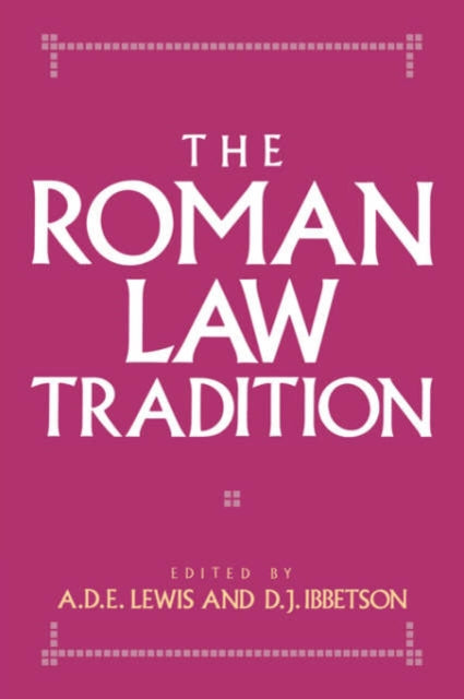 Book cover of: Roman Law Tradition