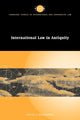 Book cover of: International Law in Antiquity. By: David J. Bederman