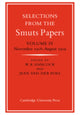 Book cover of: Selections from the Smuts Papers: Volume 4, November 1918-August 1919. By: Jean van der Poel