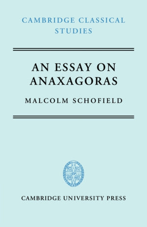An Essay on Anaxagoras