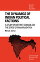 Book cover of: Dynamics of Indian Political Factions. By: Mary C. Carras