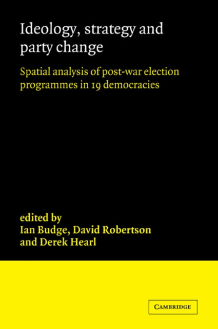 Book cover of: Ideology, Strategy and Party Change. By: Ian Budge