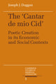 Book cover of: Cantar de mio Cid. By: Joseph J. Duggan