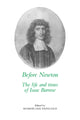 Book cover of: Before Newton. By: Mordechai Feingold