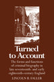 Book cover of: Turned to Account. By: Lincoln B. Faller