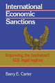 Book cover of: International Economic Sanctions. By: Barry E. Carter