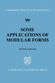 Book cover of: Some Applications of Modular Forms. By: Peter Sarnak
