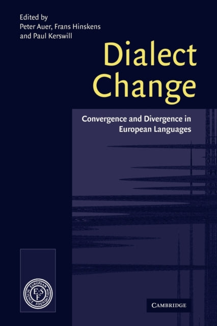 Book cover of: Dialect Change. By: Peter Auer
