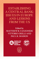 Book cover of: Establishing a Central Bank. By: Matthew B. Canzoneri