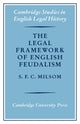 Book cover of: Legal Framework of English Feudalism. By: S. F. C. Milsom
