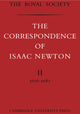 Book cover of: Correspondence of Isaac Newton. By: Isaac Newton