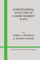 Book cover of: Longitudinal Analysis of Labor Market Data. By: James J. Heckman