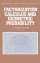 Book cover of: Factorization Calculus and Geometric Probability. By: R. V. Ambartzumian