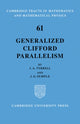 Book cover of: Generalized Clifford Parallelism. By: J. A. Tyrrell