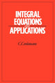 Book cover of: Integral Equations and Applications. By: C. Corduneanu