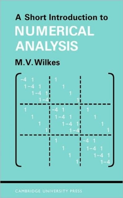 Book cover of: Short Introduction to Numerical Analysis
