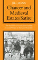 Book cover of: Chaucer and Medieval Estates Satire. By: Mann
