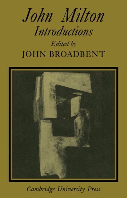 Book cover of: John Milton: Introductions