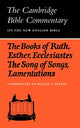 Book cover of: Books of Ruth, Esther, Ecclesiastes, The Song of Songs, Lamentations: The Five Scrolls. By: Wesley J. Fuerst