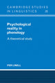 Book cover of: Psychological Reality in Phonology. By: Per Linell