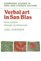 Book cover of: Verbal Art in San Blas. By: Joel Sherzer