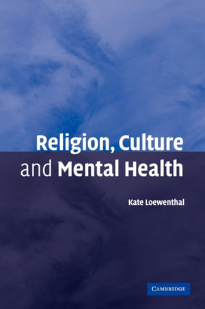 Religion, Culture and Mental Health