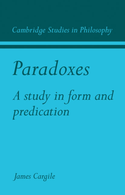 Book cover of: Paradoxes. By: James Cargile