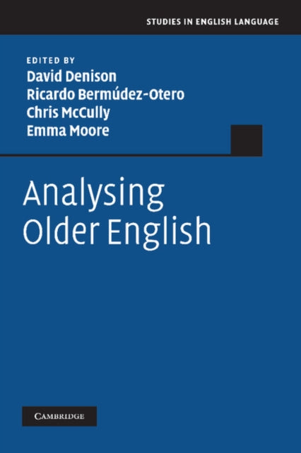 Book cover of: Analysing Older English. By: David Denison