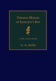 Book cover of: Thomas Hollis of Lincoln's Inn. By: W. H. Bond