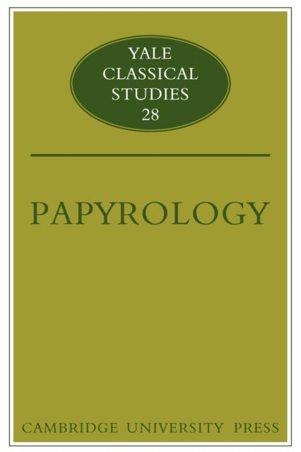 Book cover of: Papyrology. By: Naphtali Lewis