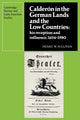 Book cover of: Calderon in the German Lands and the Low Countries. By: Henry W. Sullivan