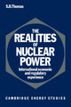Book cover of: Realities of Nuclear Power. By: Steve D. Thomas