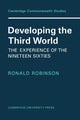 Book cover of: Developing the Third World. By: Robinson