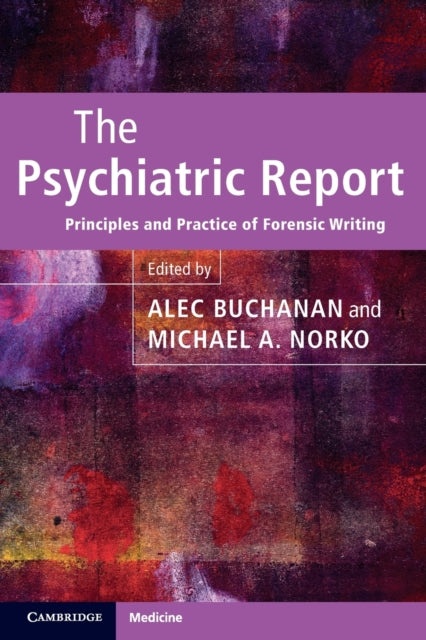 Book cover of: Psychiatric Report. By: Alec Buchanan