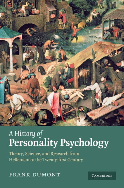 Book cover of: History of Personality Psychology. By: Frank Dumont