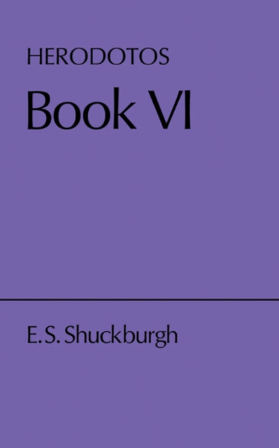 Book cover of: Herodotus Book VI. By: Herodotus