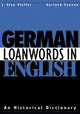 Book cover of: German Loanwords in English. By: J. Alan Pfeffer